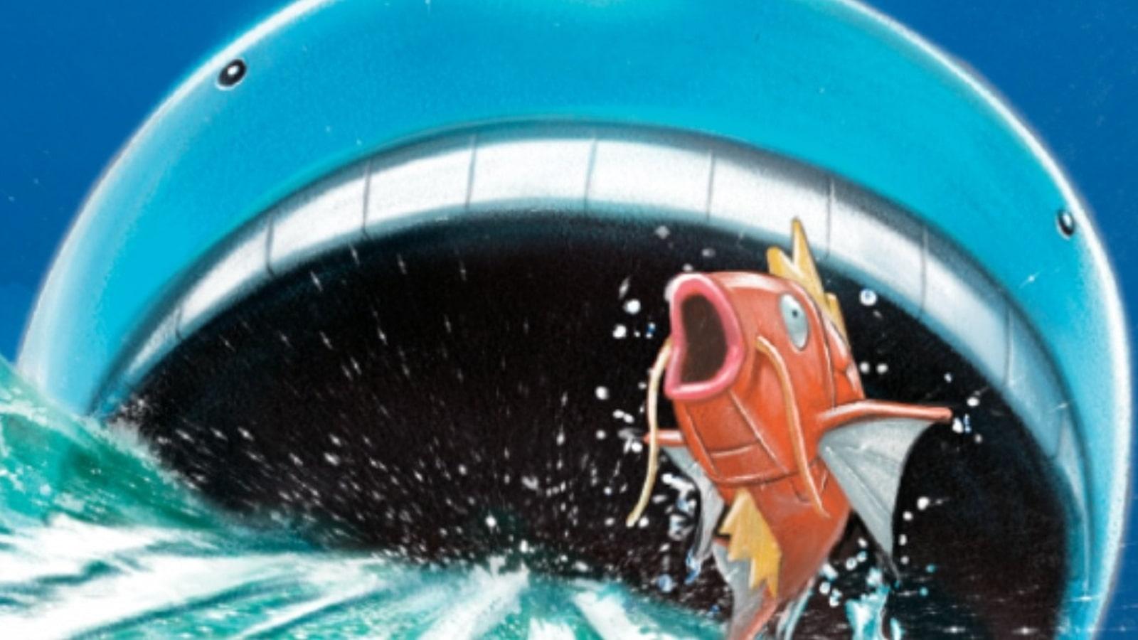 Wailord and Magikarp from the Pokemon Trading Card Game