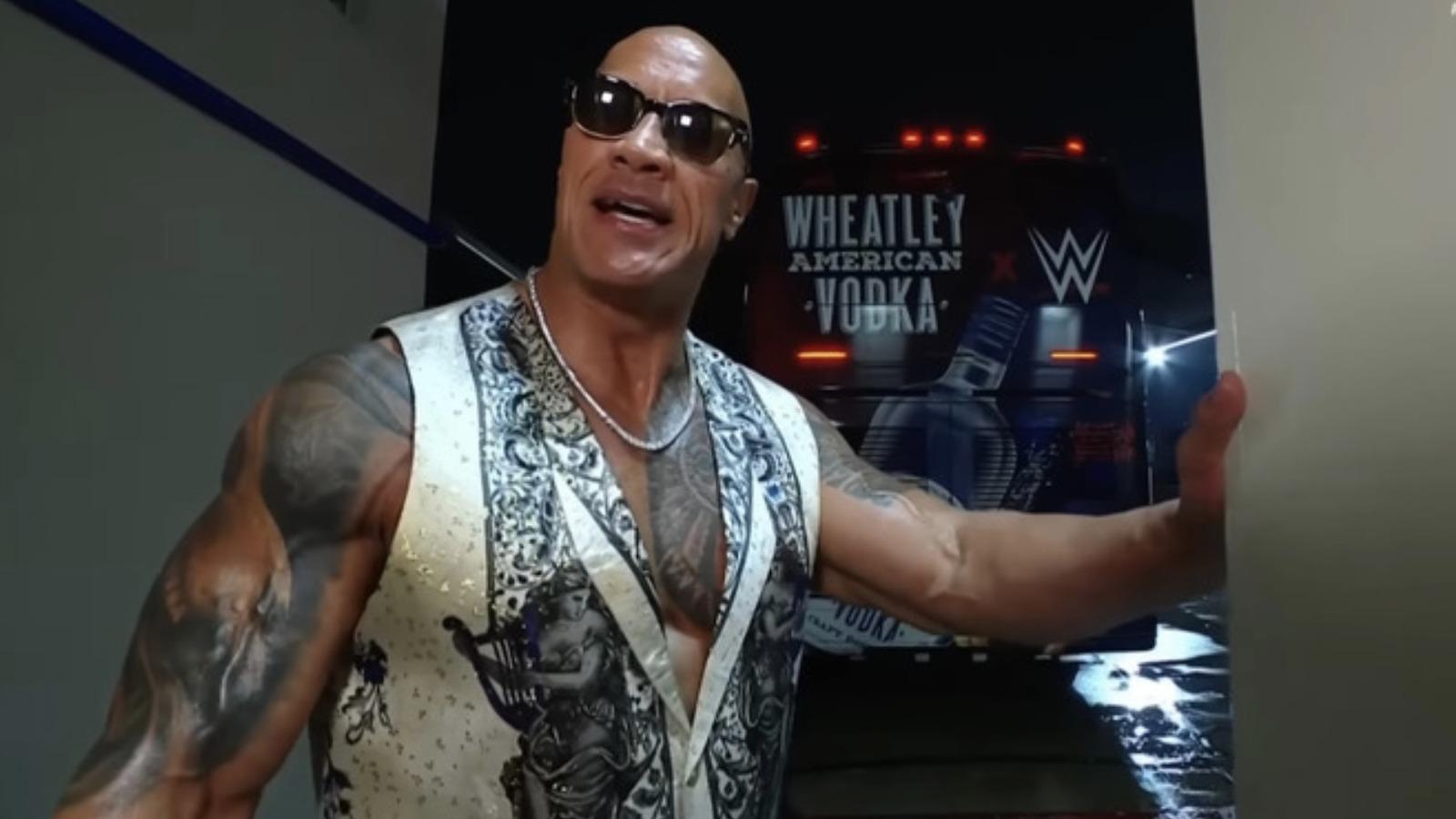 WWE fans claim AEW has stolen the “final boss” catchphrase from The Rock. But this theory was quickly debunked.