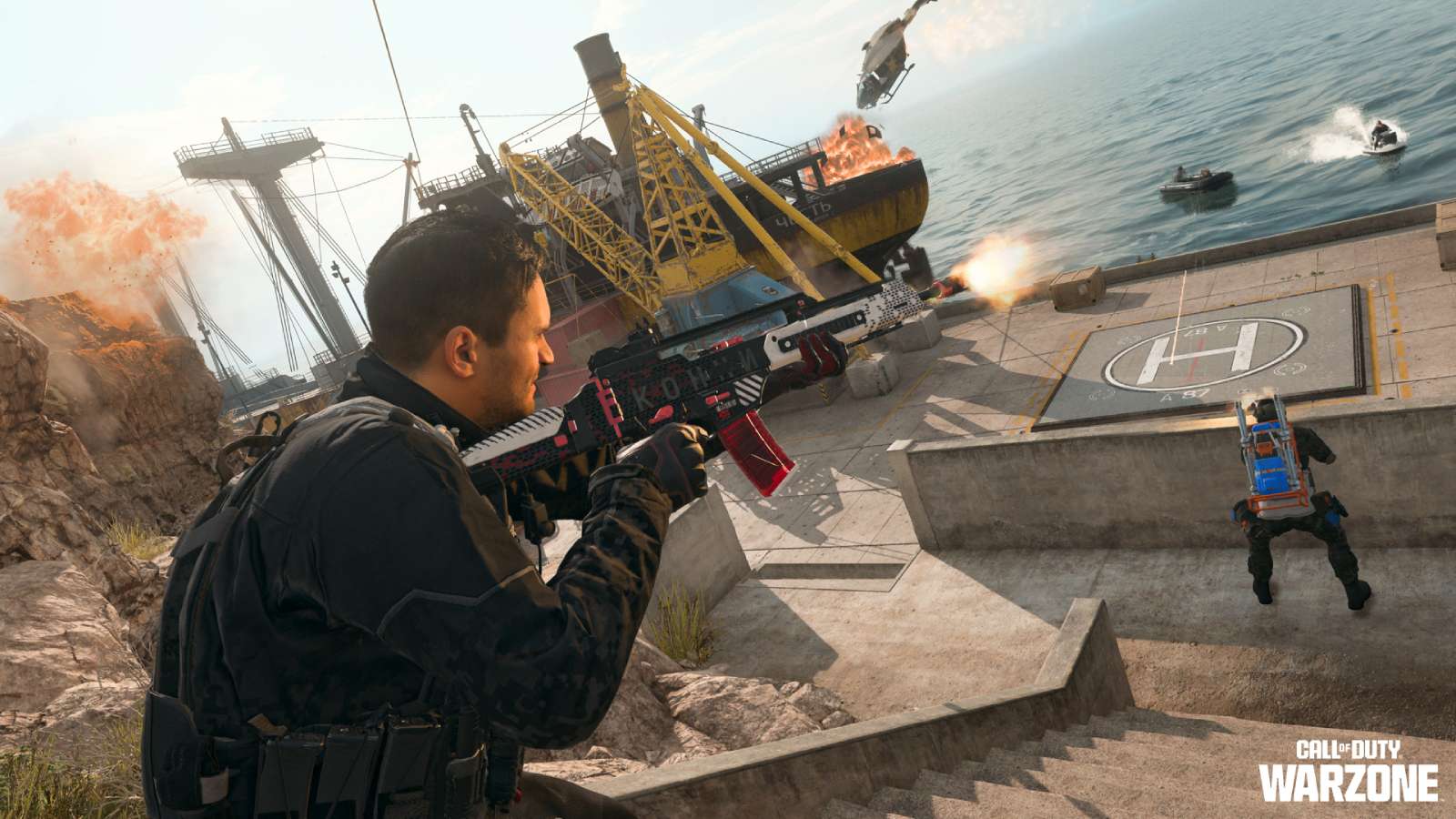 Warzone teamfight gameplay image