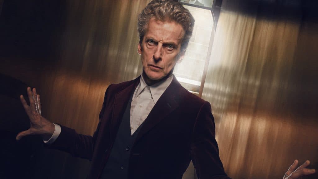 Peter Capaldi as the 12th Doctor in Heaven Sent.