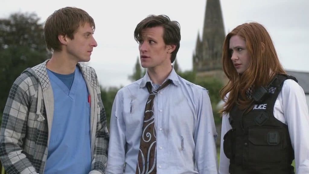 The 11th Doctor meets his new companions Rory and Amy in the Eleventh Hour.