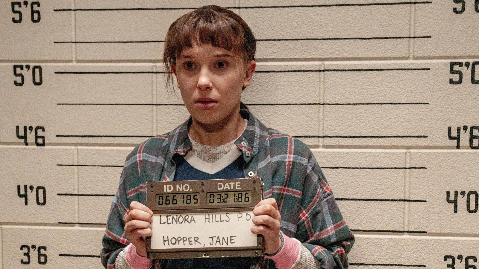 Millie Bobby Brown as Eleven in Stranger Things