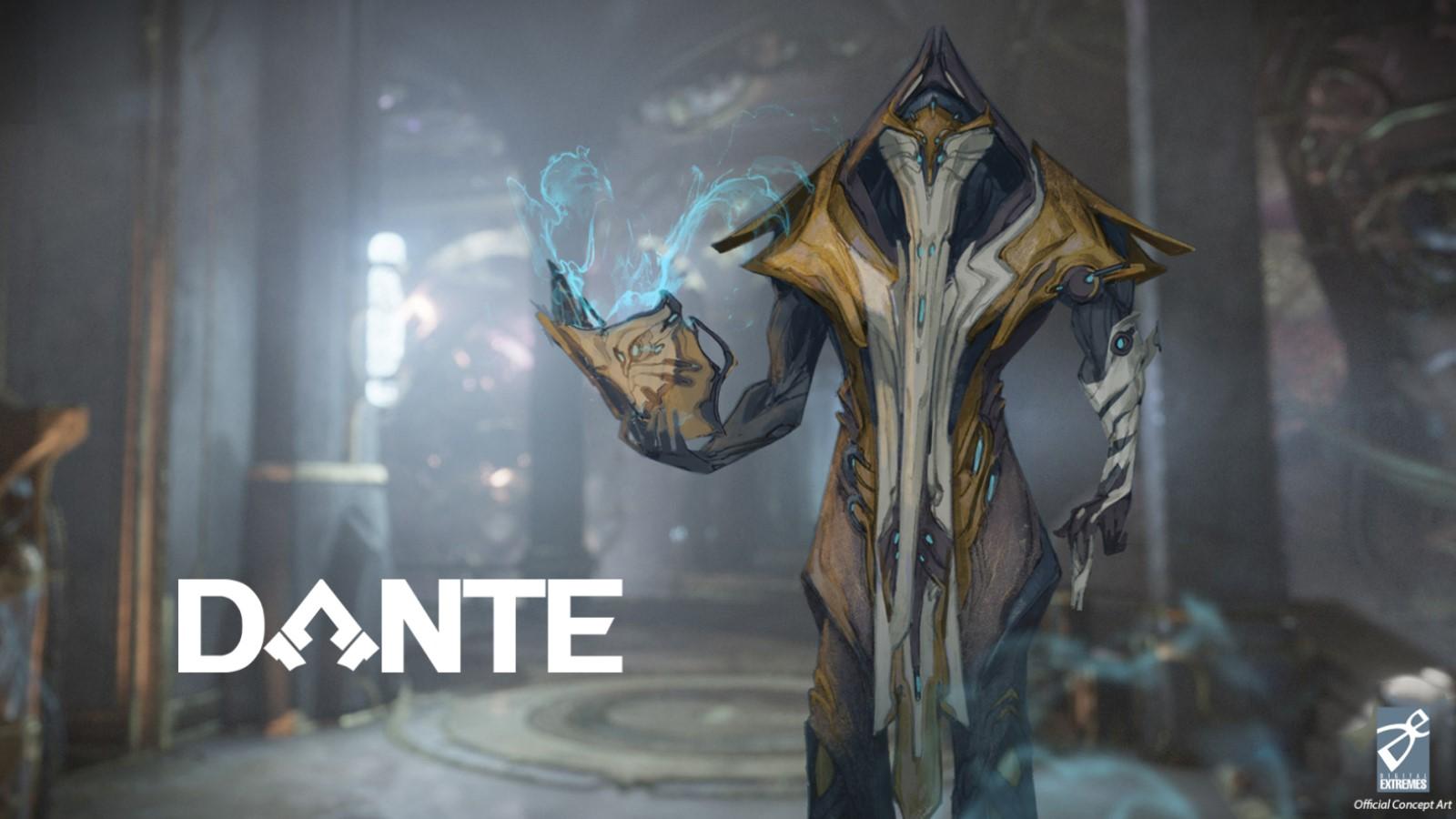 The new Dante Warframe in the Dante Unbound update