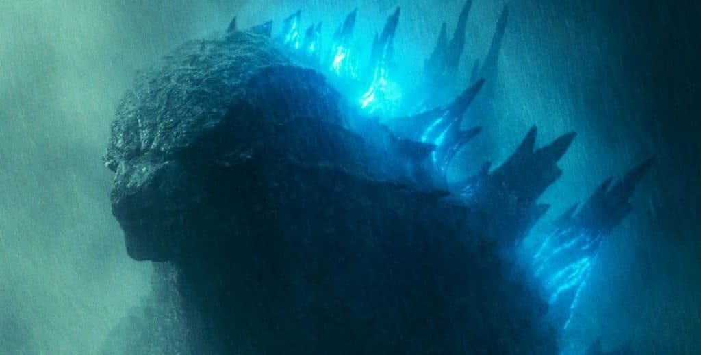 How to watch the MonsterVerse movies in order: Godzilla glowing in Godzilla: King of the Monsters