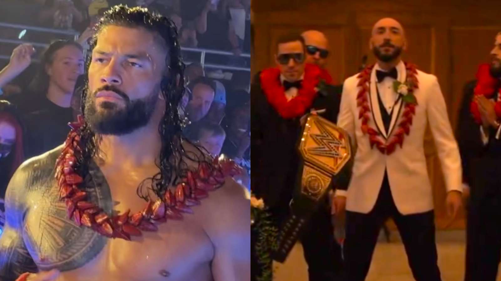 Viral WWE Roman Reigns wedding entrance.