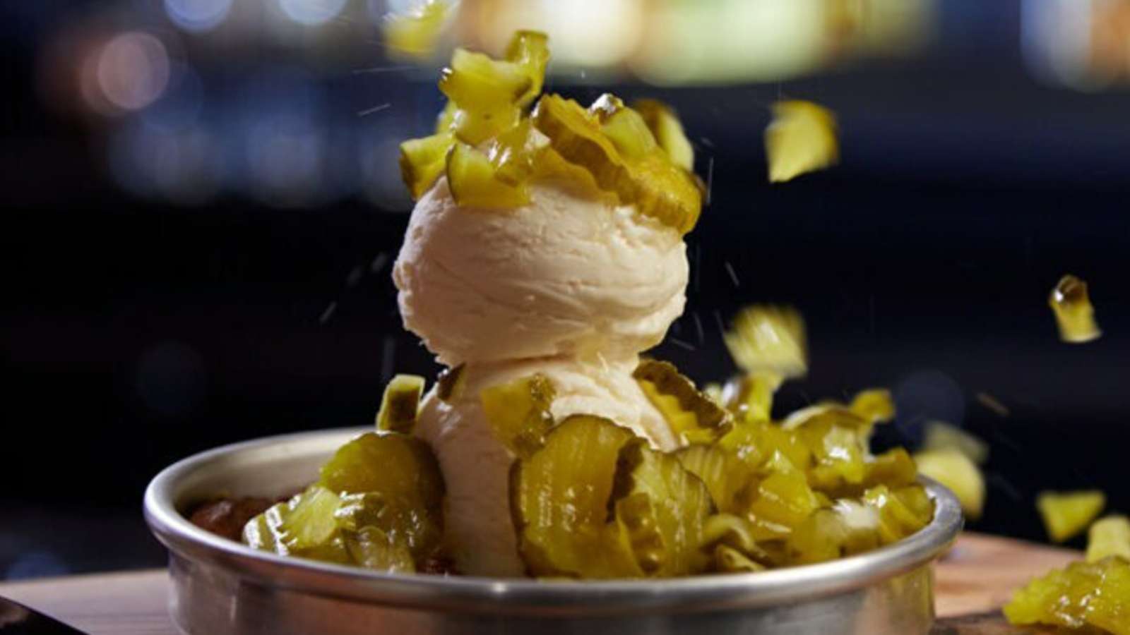 BJ's Restaurants pickle ice cream