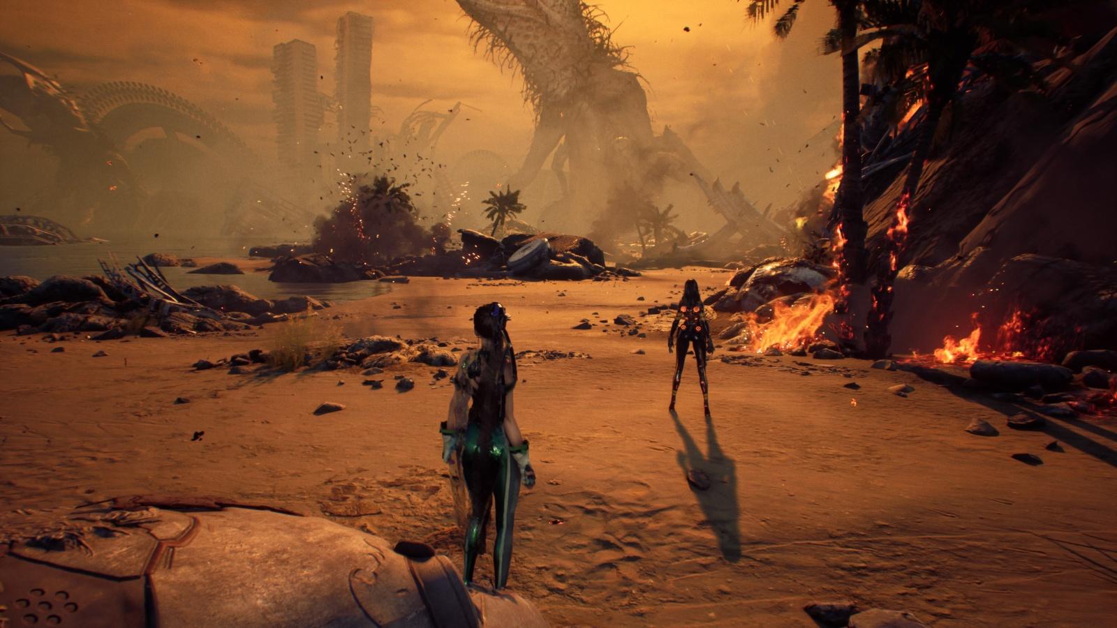 A screenshot from the game Stellar Blade