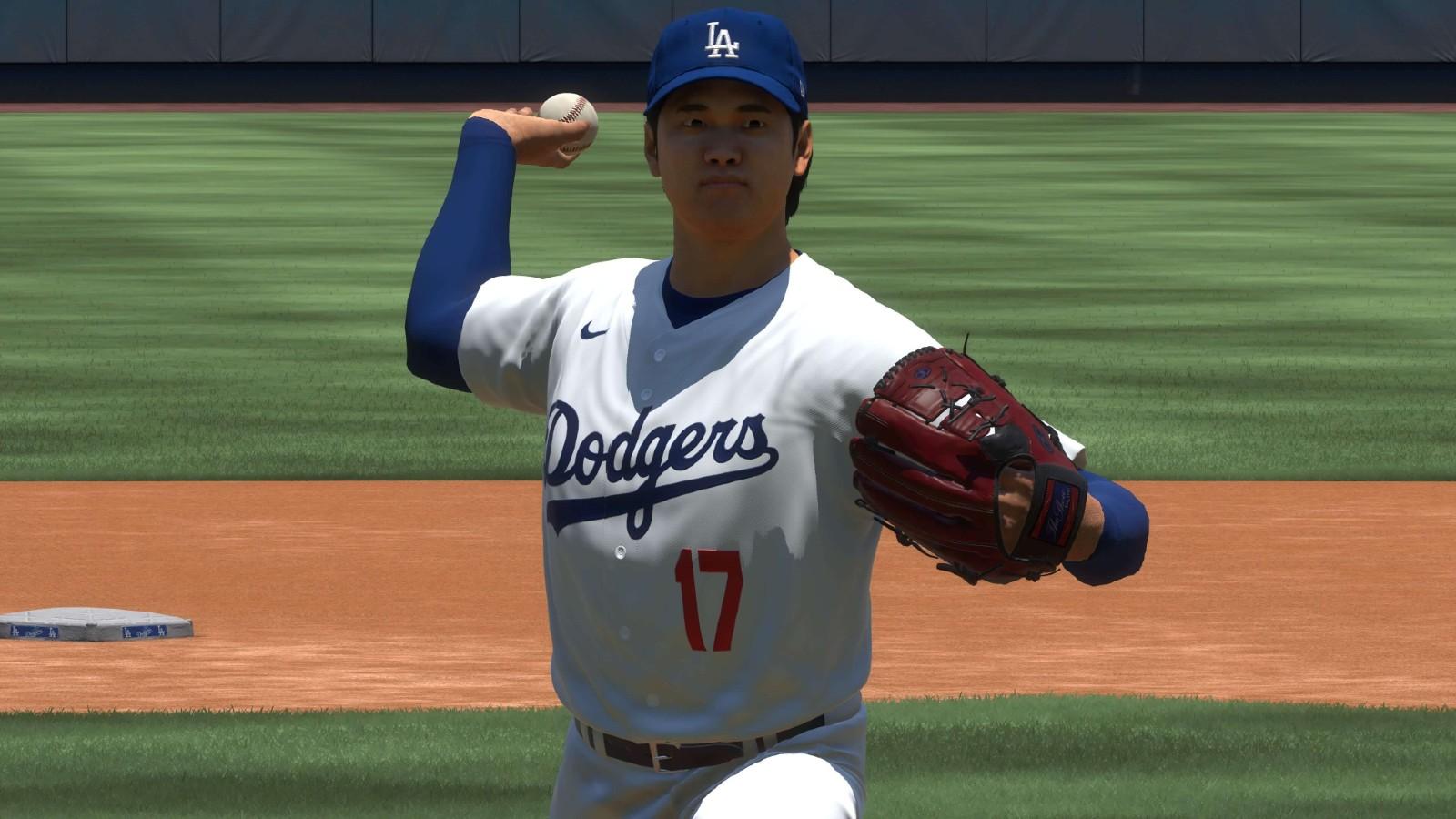 An image of Shohei Ohtani in MLB The Show 24.