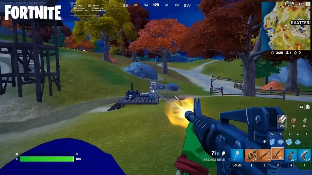 First person view in Fortnite