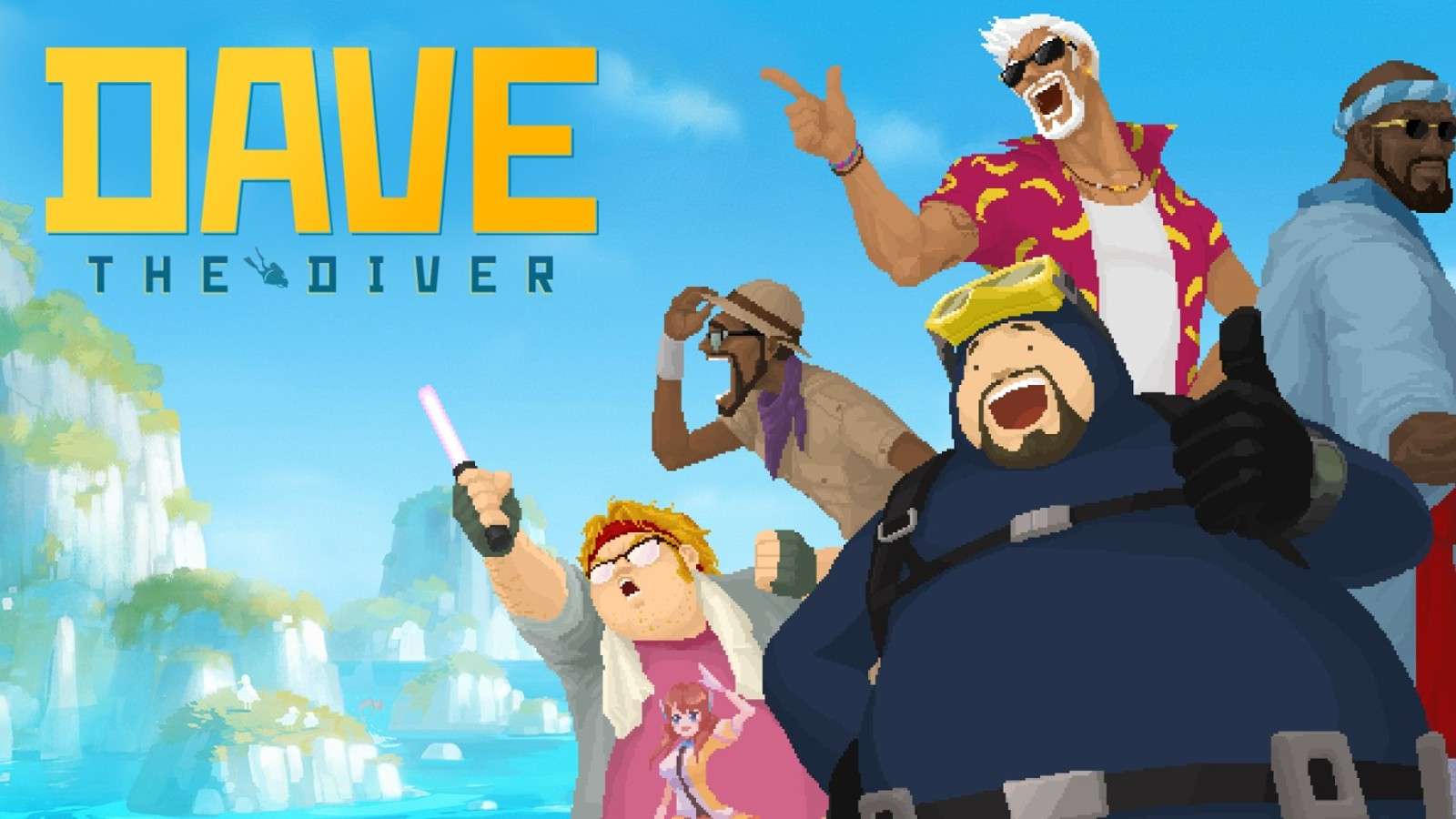 An image of Dave the Diver keyart.