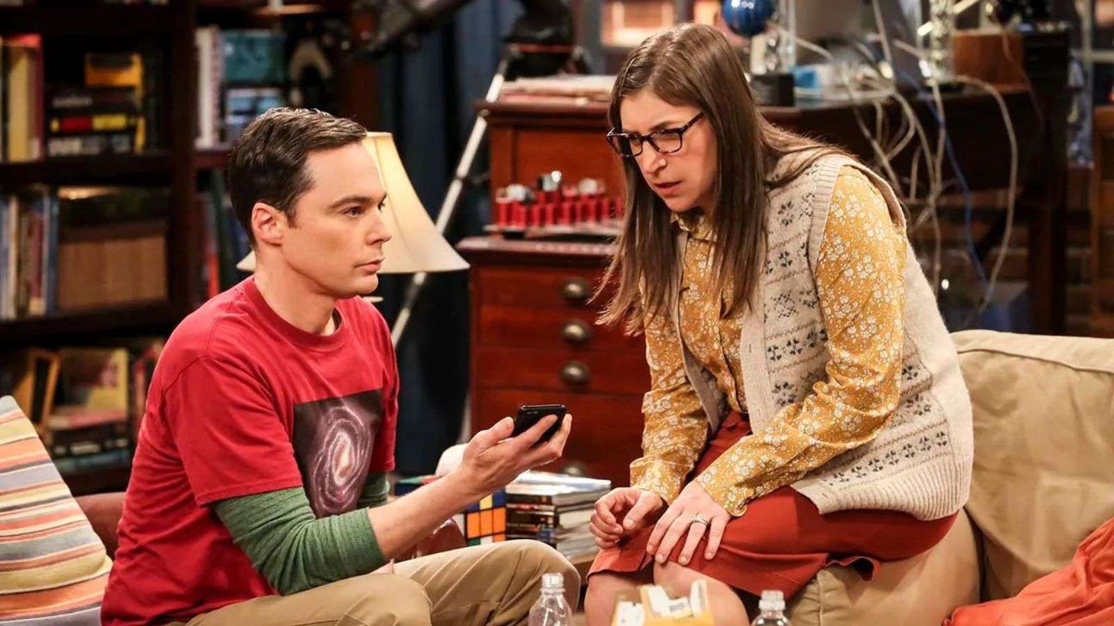 Sheldon and Amy Cooper in The Big Bang Theory