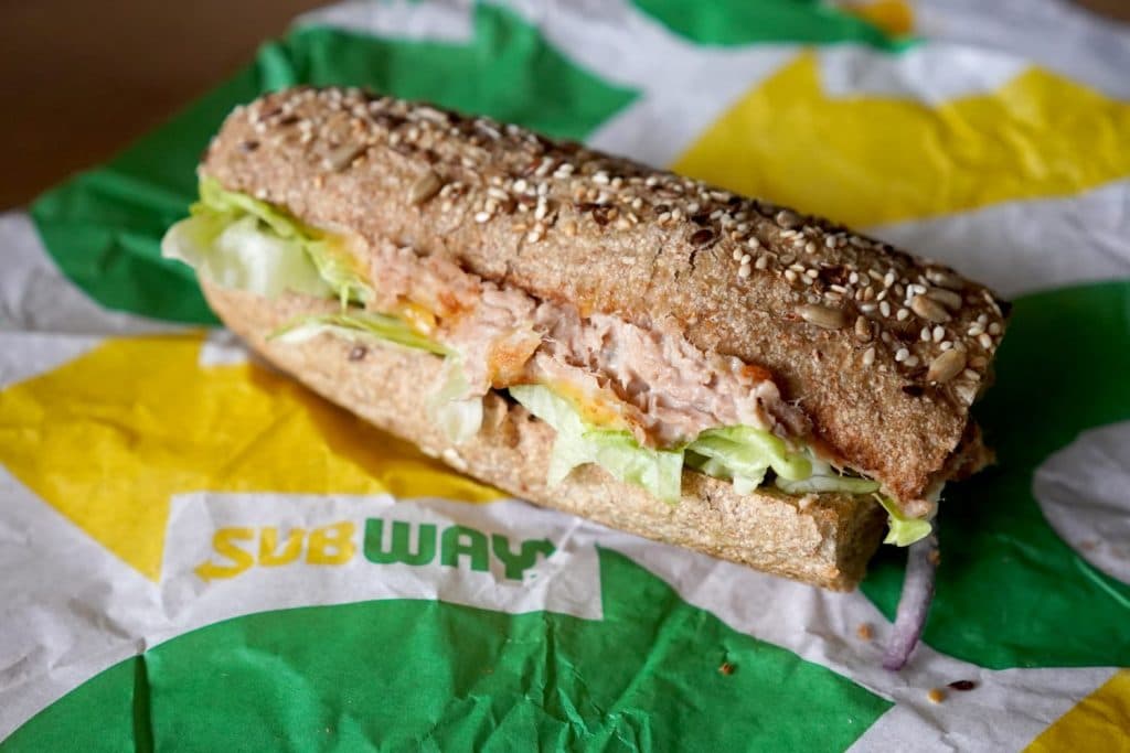 Subway's tuna melt