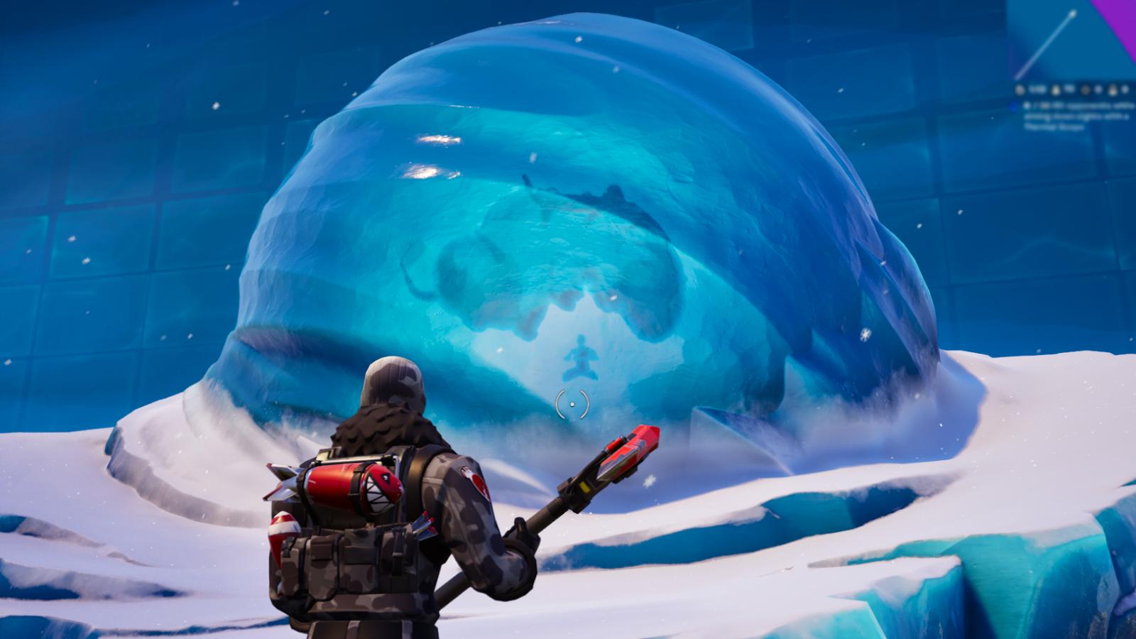 Fortnite Avatar Iceberg location.