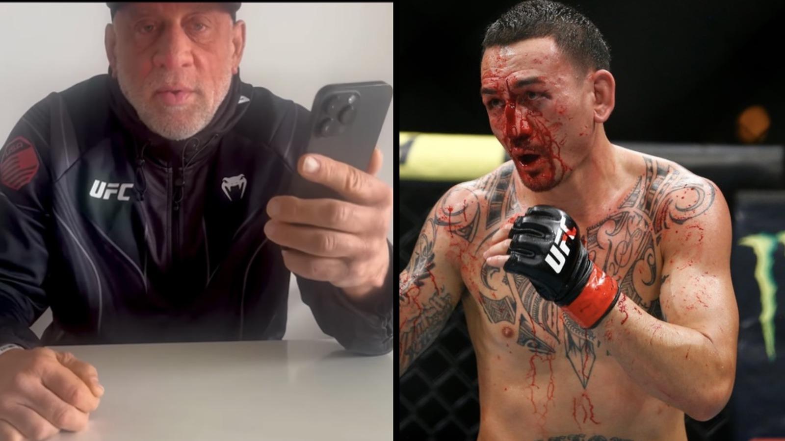 Max Holloway wants former MMA star Mark Coleman to crown the BMF Champion at UFC 300