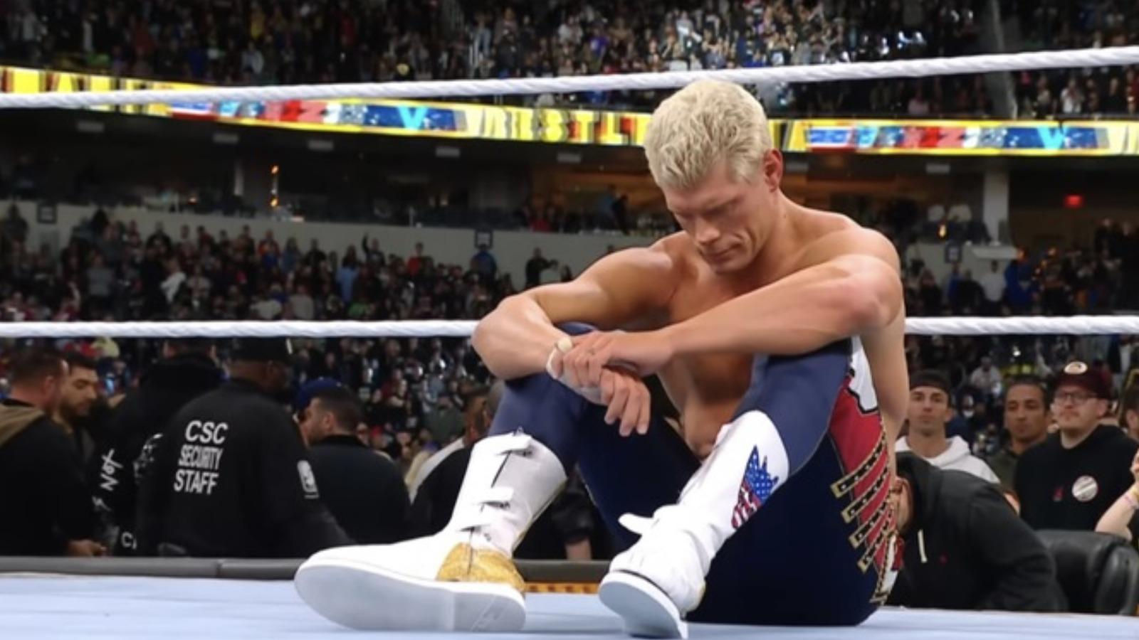 Cody Rhodes revealed a shocking detail about his crushing loss at Wrestlemania 39