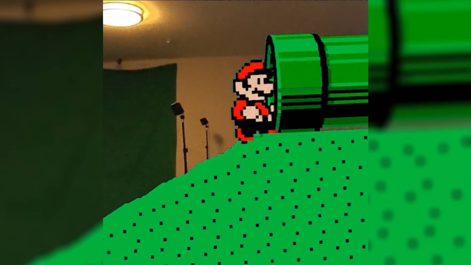 Mario played in AR using 3DSen