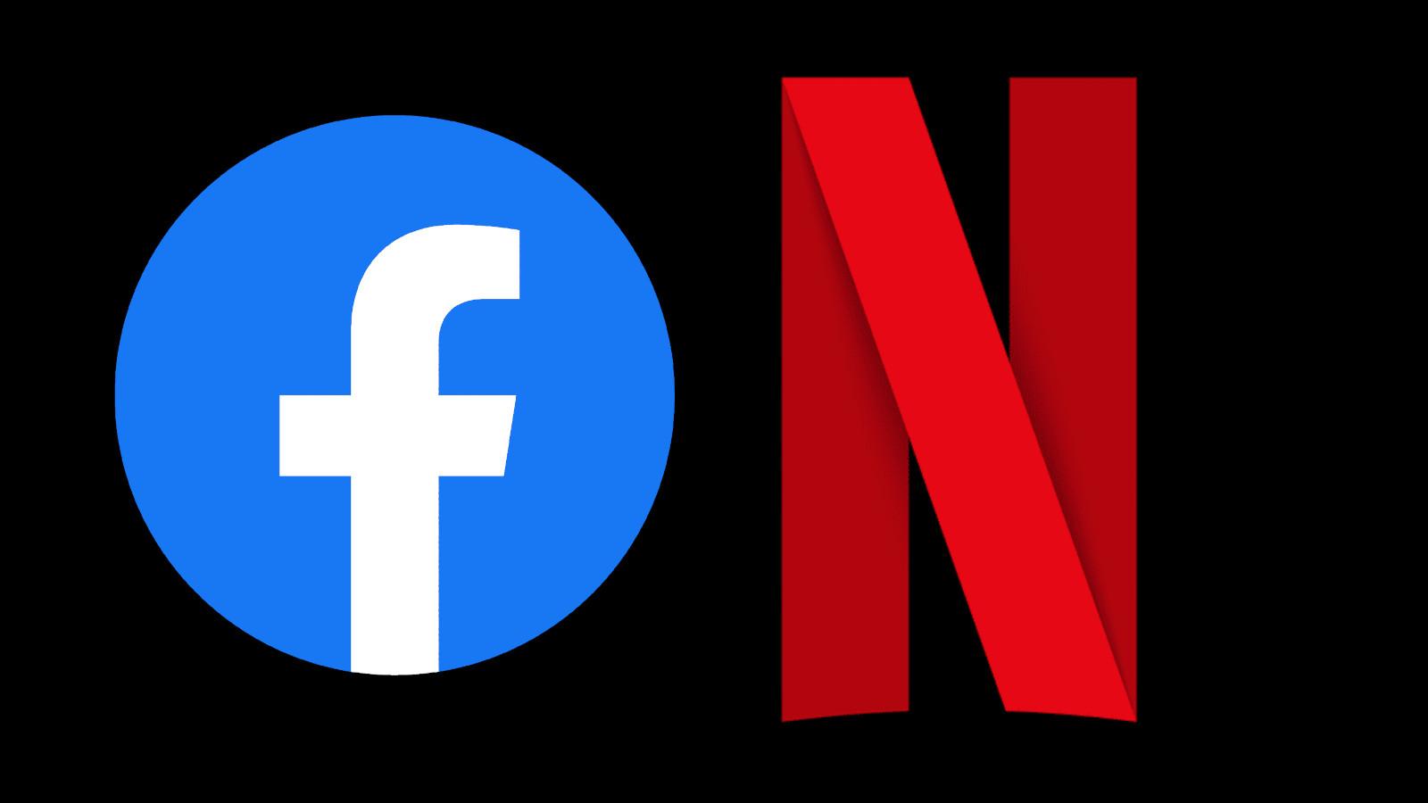 Facebook and Netflix logo