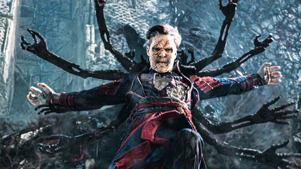 Doctor Strange puppets his own corpse and channels evil magic in the Multiverse of Madness