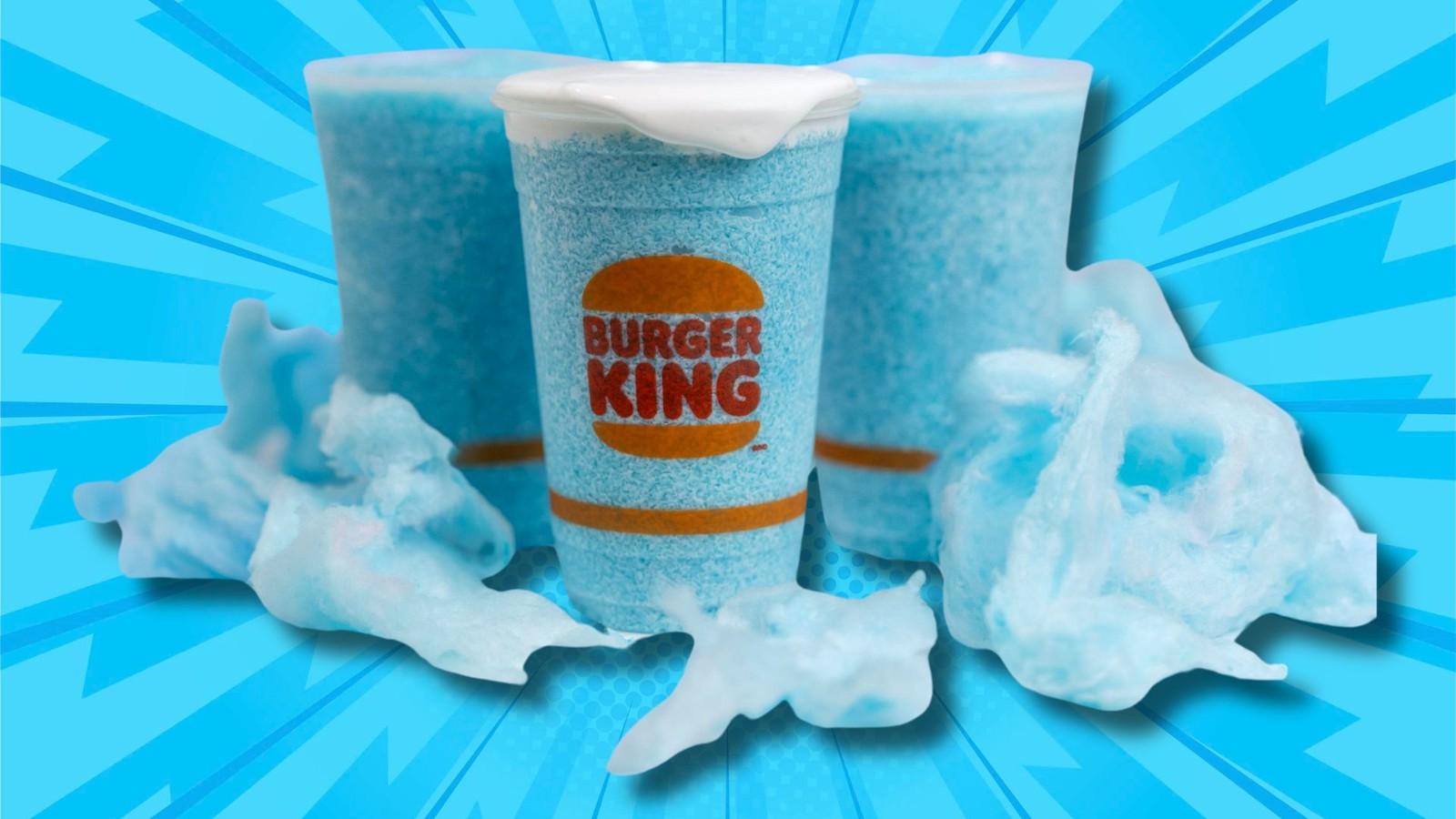 Burger kings new cotton candy drink