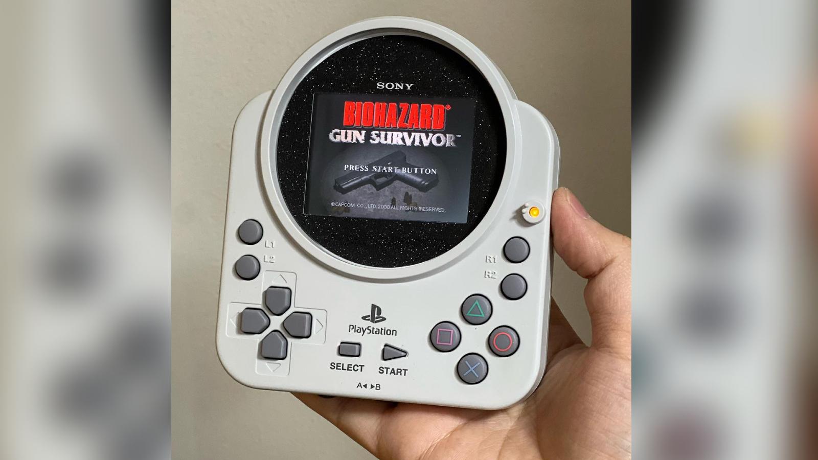 Image from haihaisb's Instagram featuring their custom made portable PlayStation.