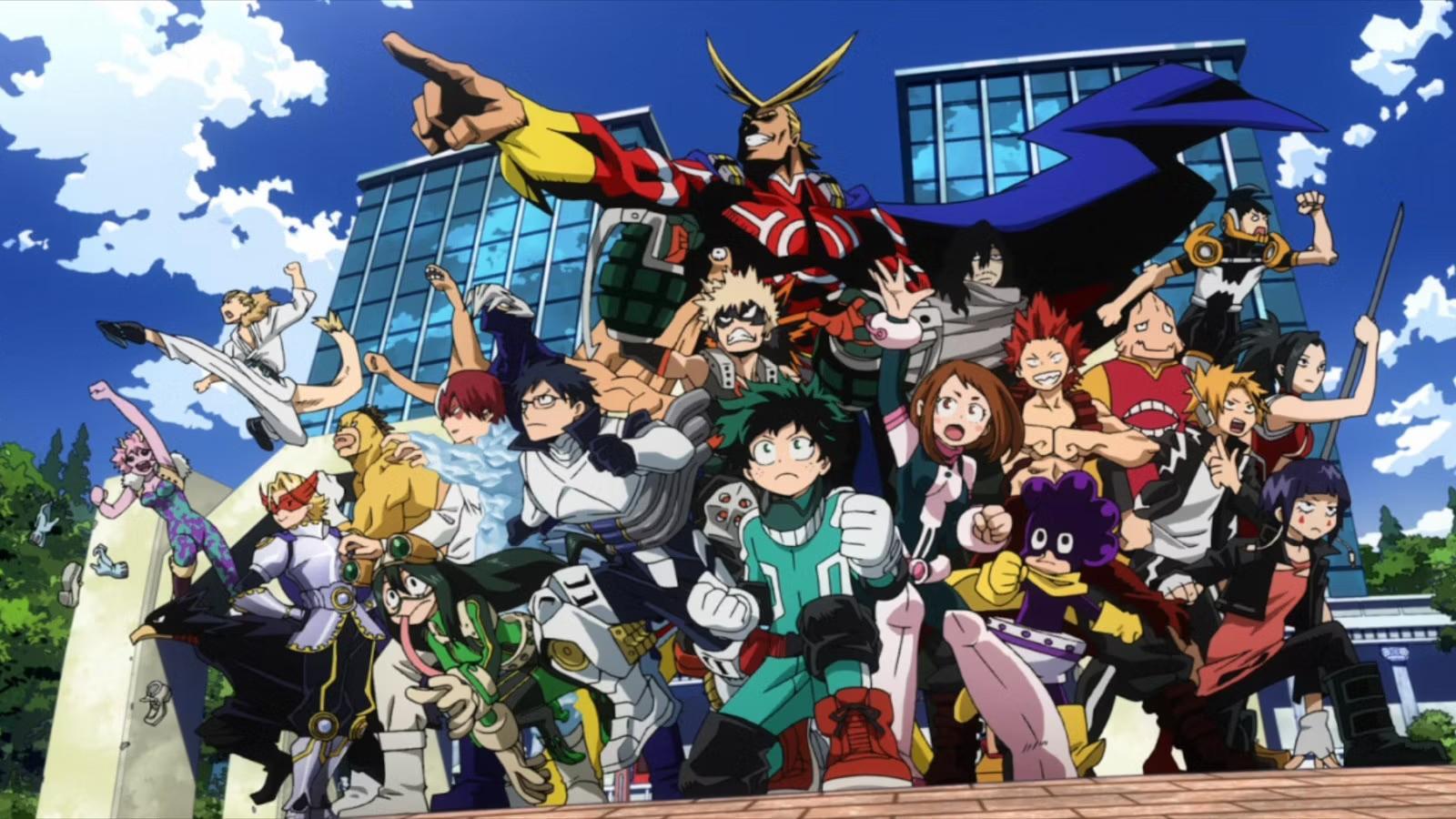 All Might and Class 1-A