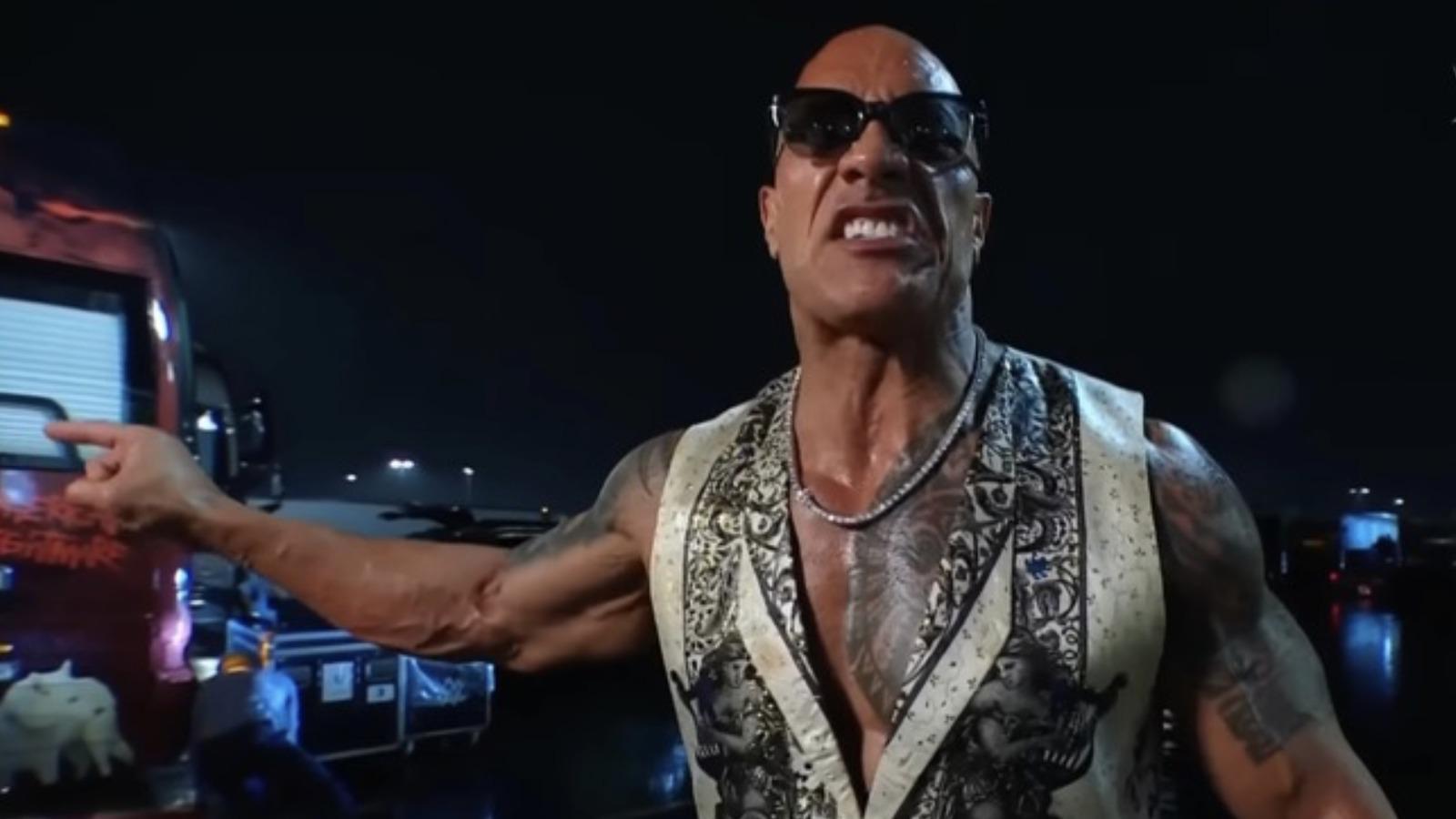 The Rock says the negative fan reception to his WWE return “hurt his heart.”