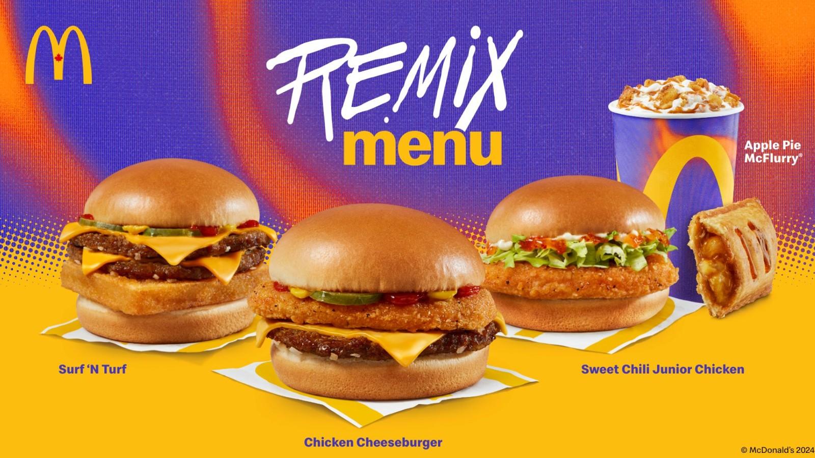 McDonald's remix menu