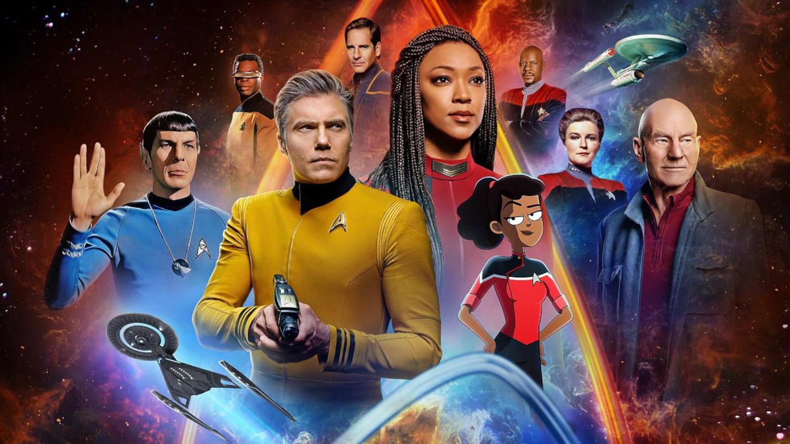 The leads of every major Star Trek show