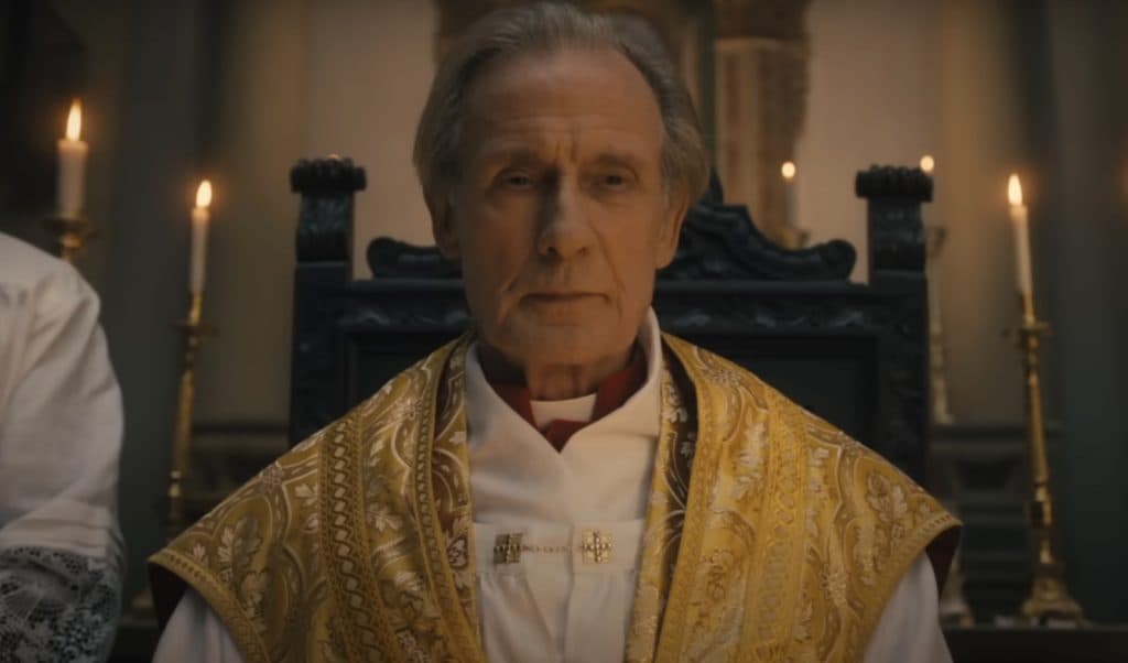 Bill Nighy plays Cardinal Lawrence in The First Omen