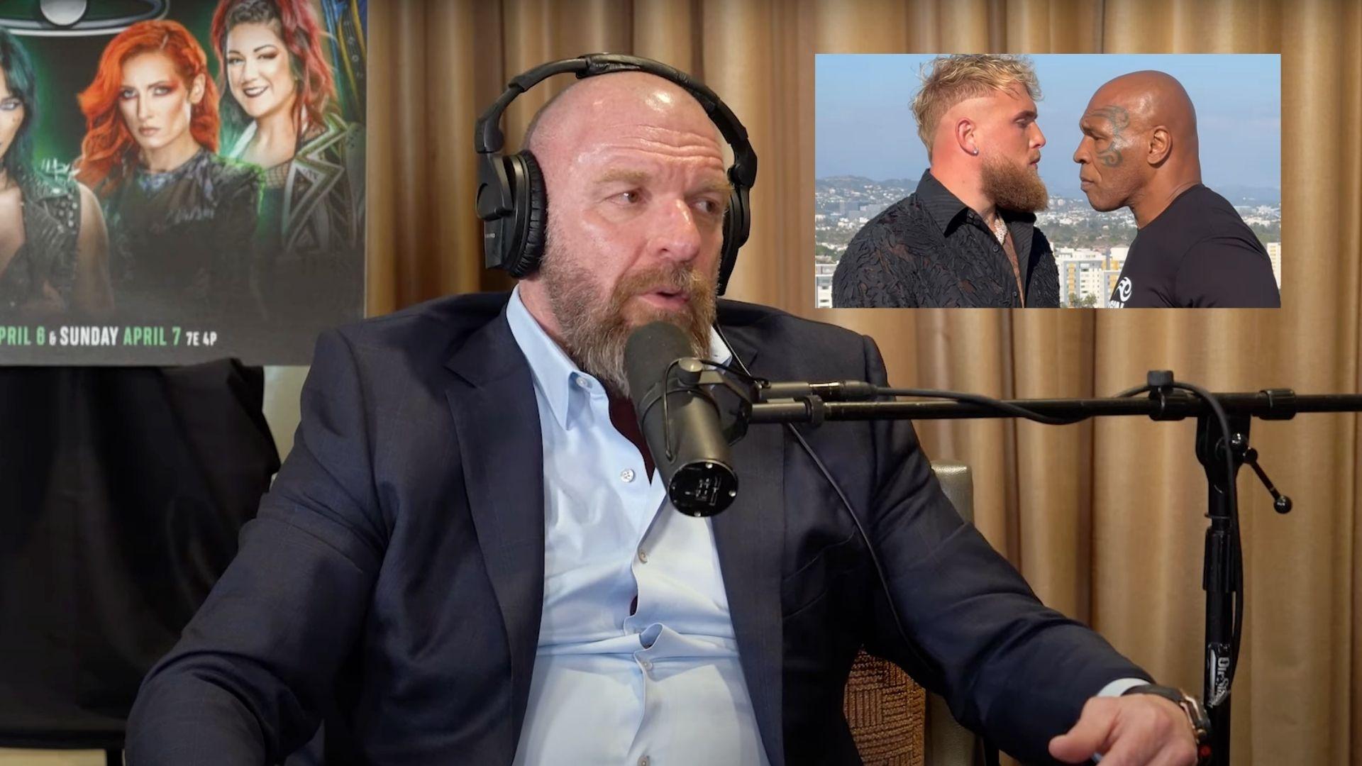 Triple H, Jake Paul and Mike Tyson