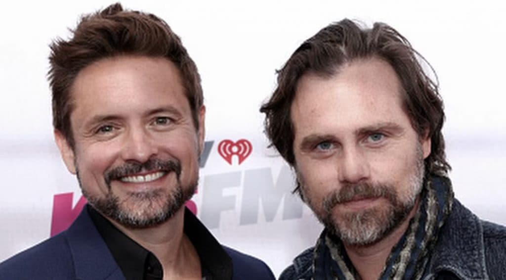 Photo of Will Friedle and Rider Strong shown in Quiet on Set Episode 5