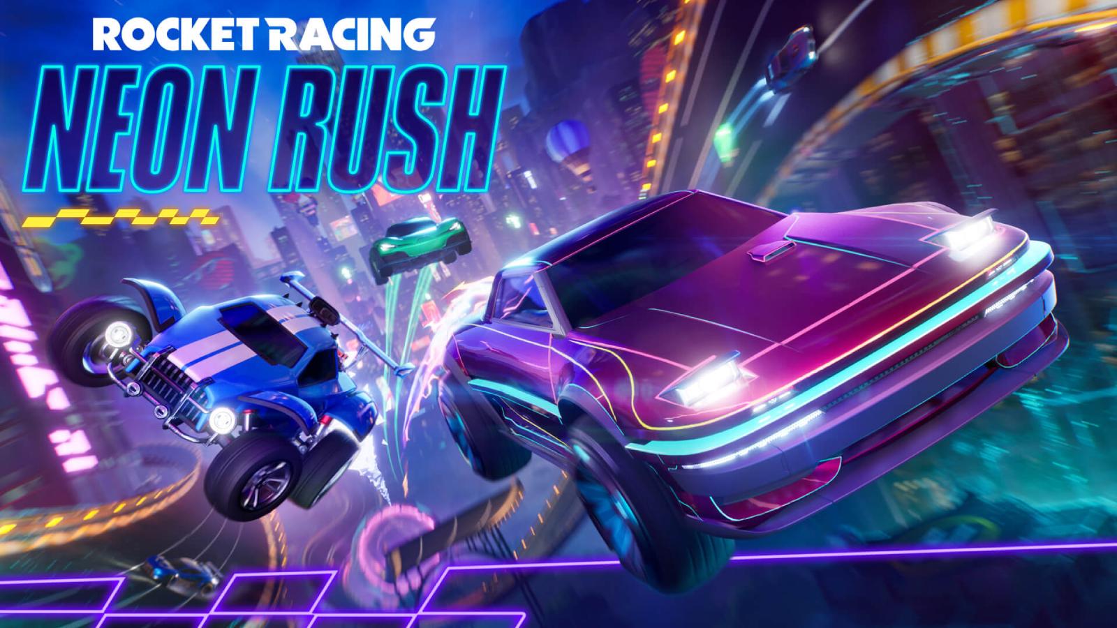 Fortnite Rocket Racing Neon Rush Season 1