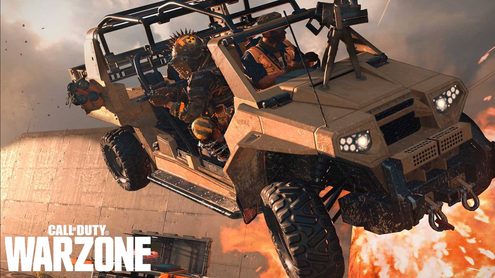 Warzone characters in vehicles