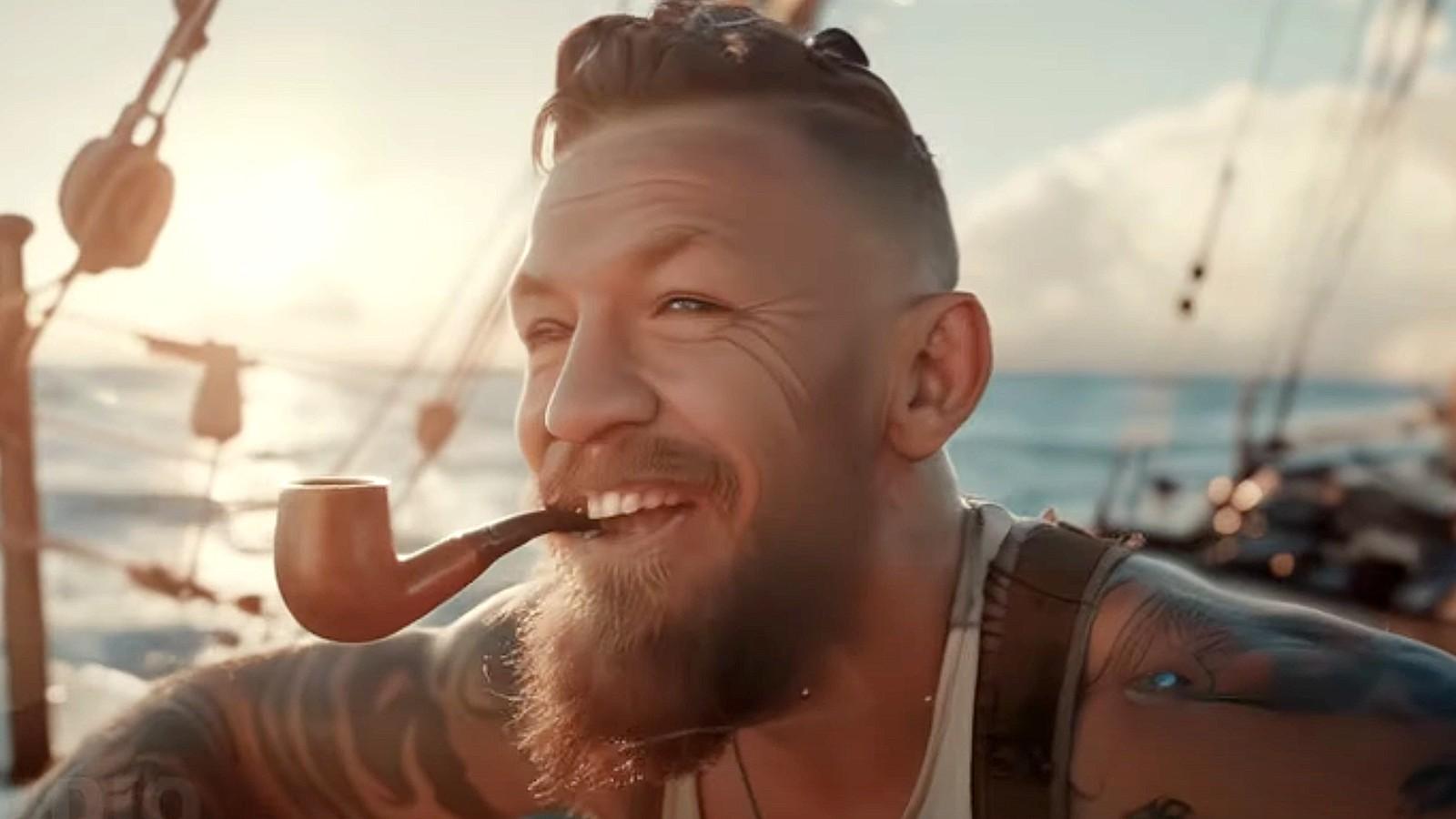 An image from the fake trailer for Conor McGregor's Popeye movie