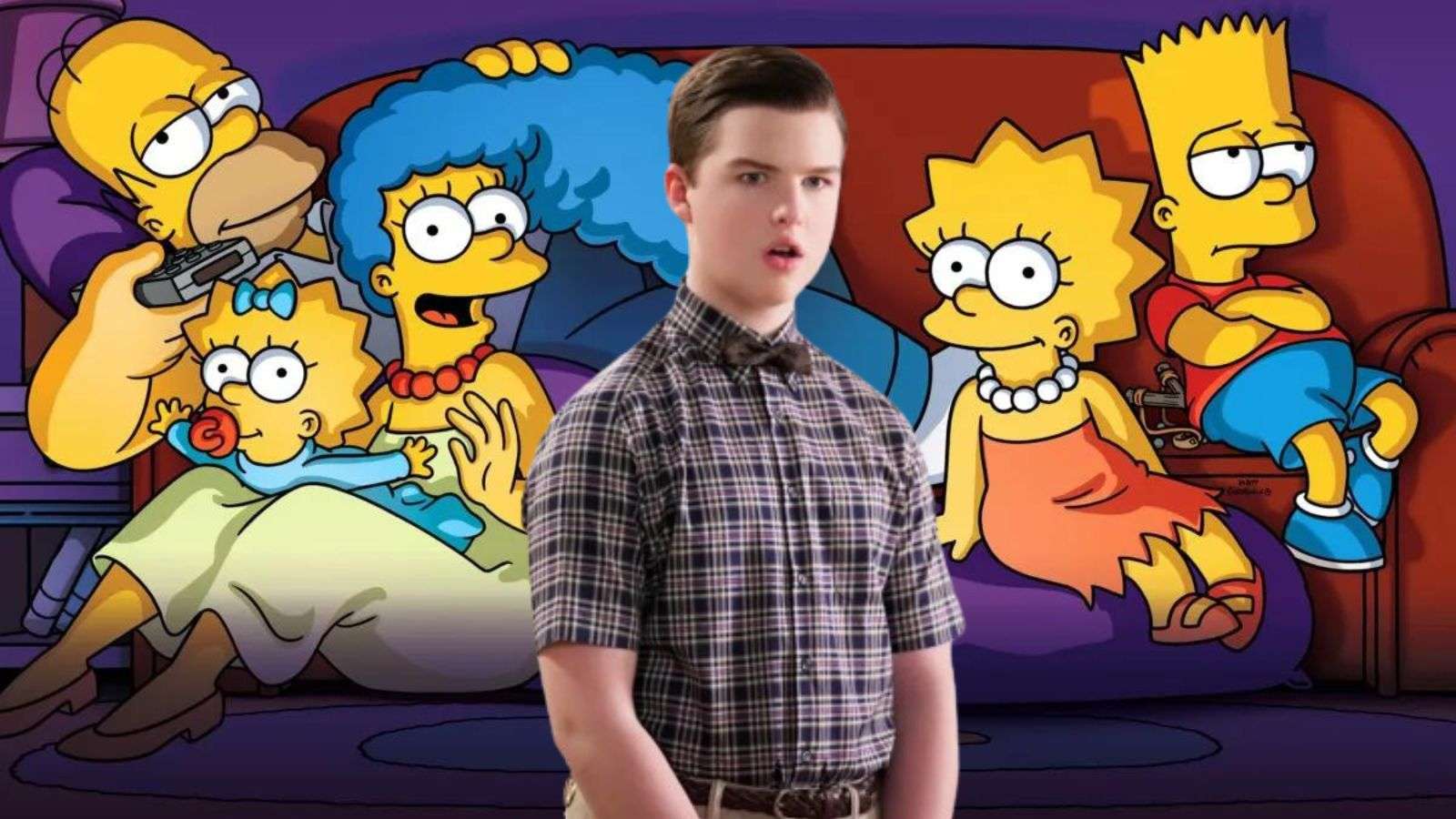 The Simpsons with Young Sheldon.