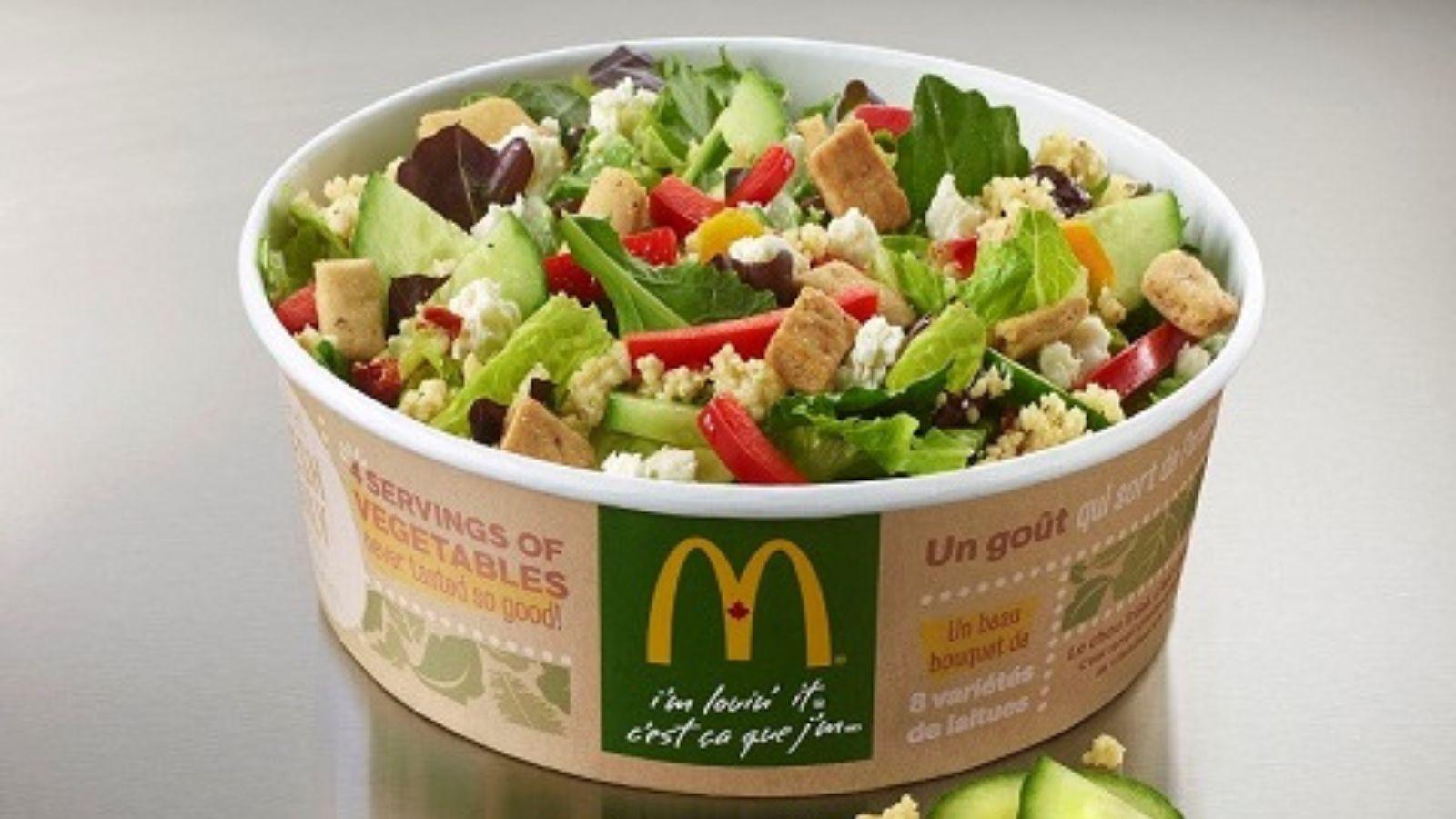 McDonald's salad header