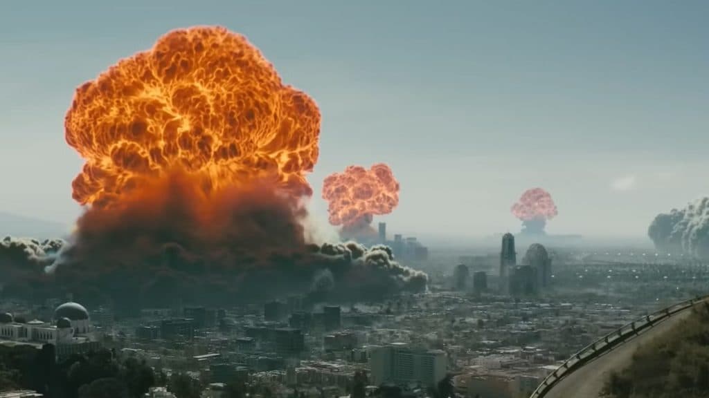 Nuclear bombs fall on LA in the Fallout TV show