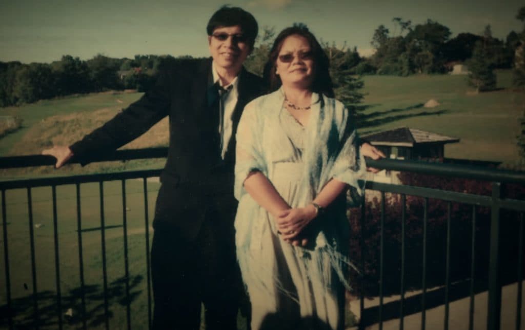 Jennifer Pan's parents, photo shown in What Jennifer Did