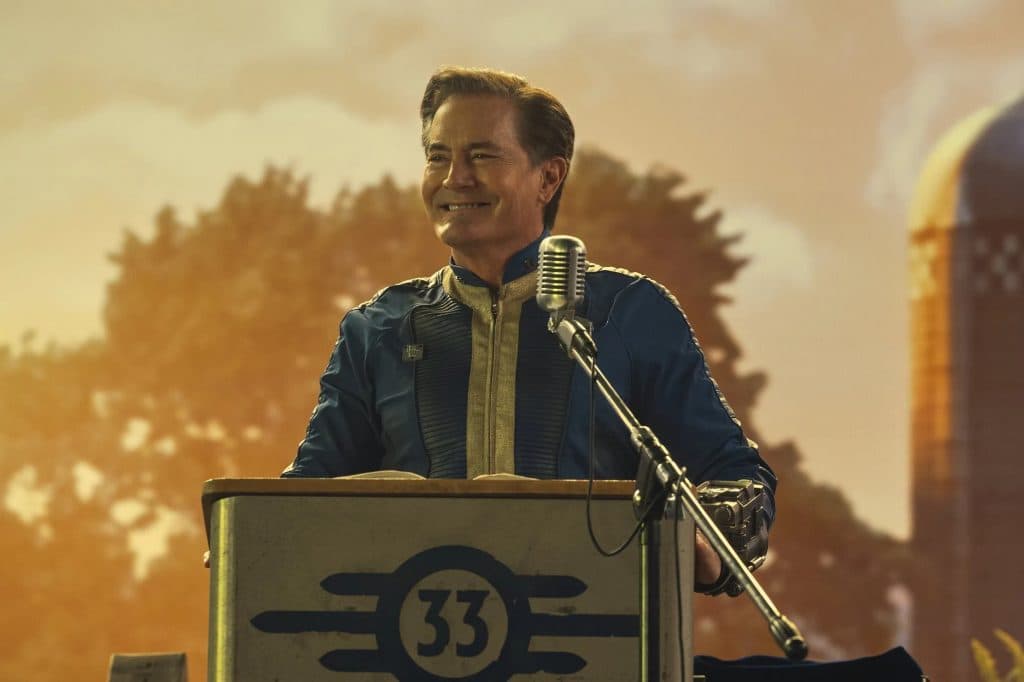 Kyle MacLachlan as Hank in Fallout