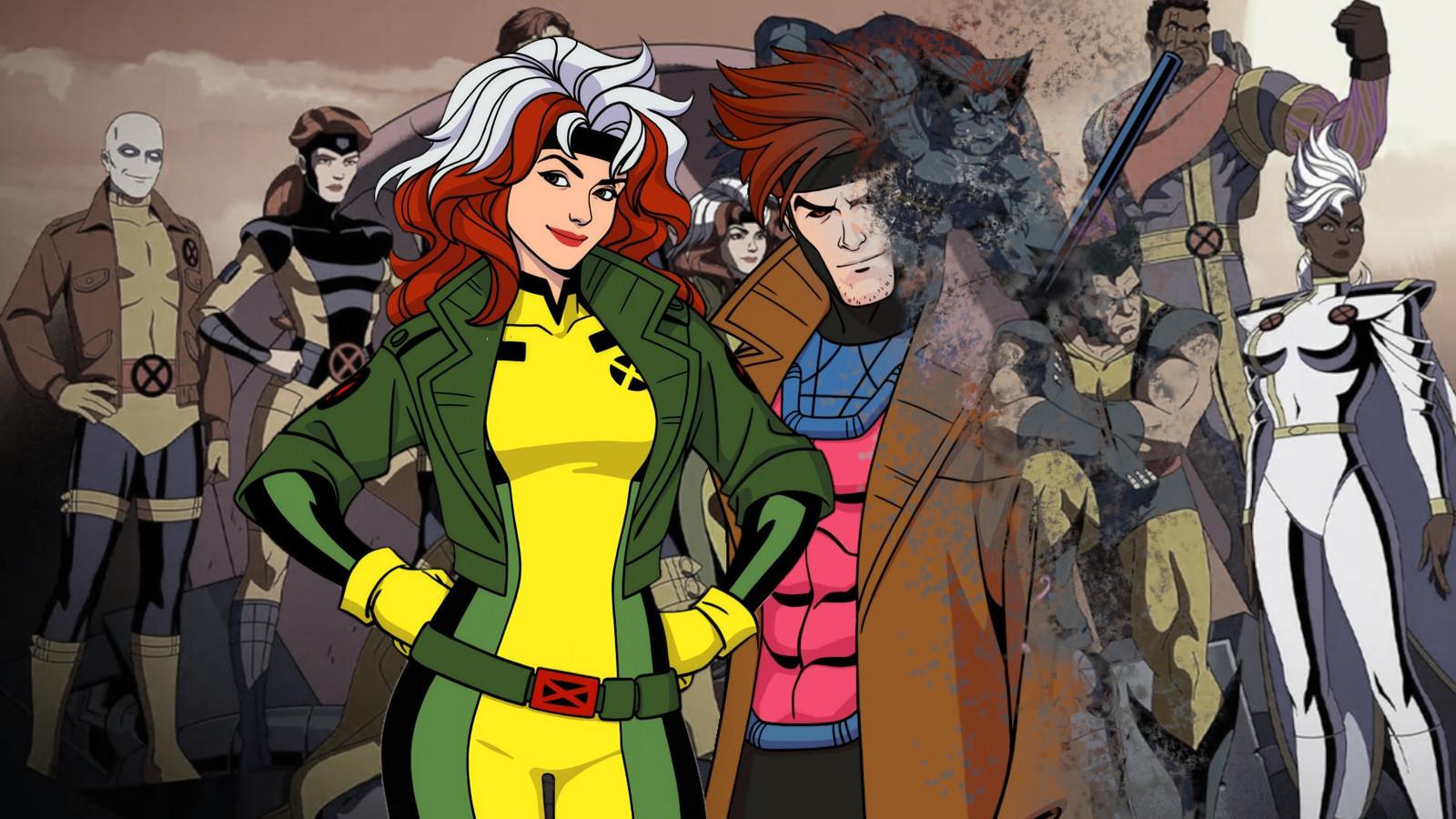 Rogue and Gambit from X-Men '97.