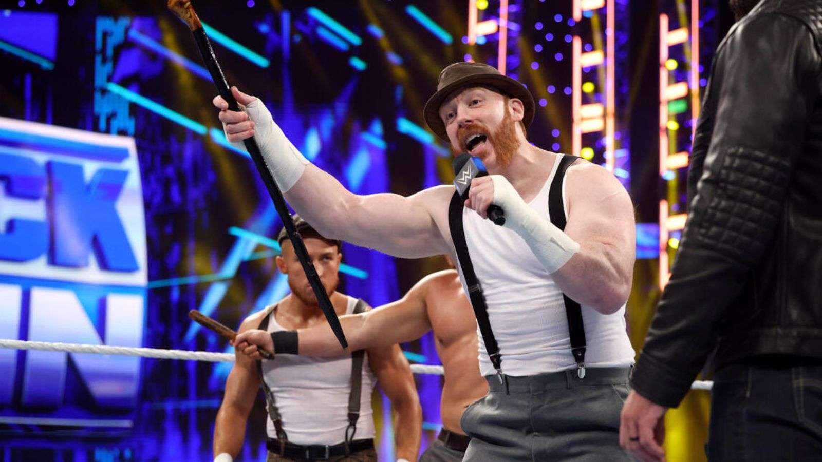 Sheamus in the ring as a member of the WWE.
