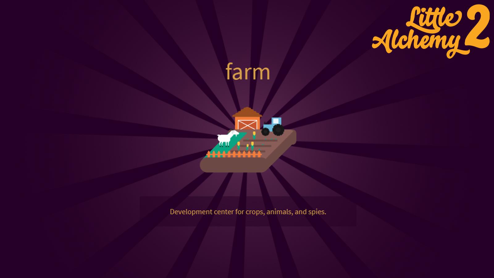 an image of a farm in little alchemy 2