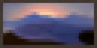 sunset_dense Minecraft Painting