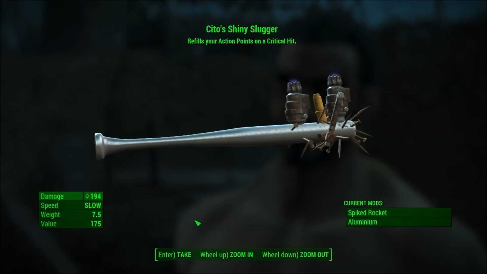 Cito's Shiny Slugger in Fallout 4