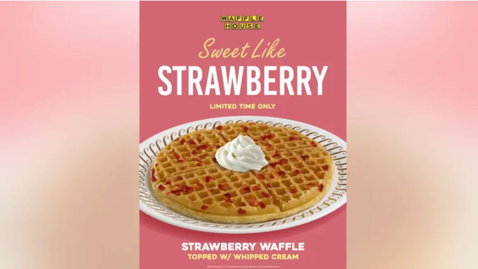 Waffle House strawberry flavor