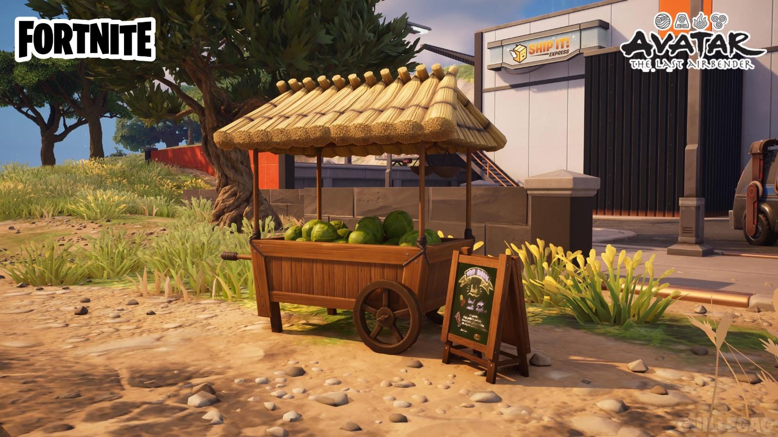 Cabbage Cart in Fortnite