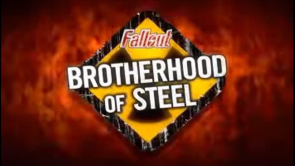 The Brotherhood of Steel game logo