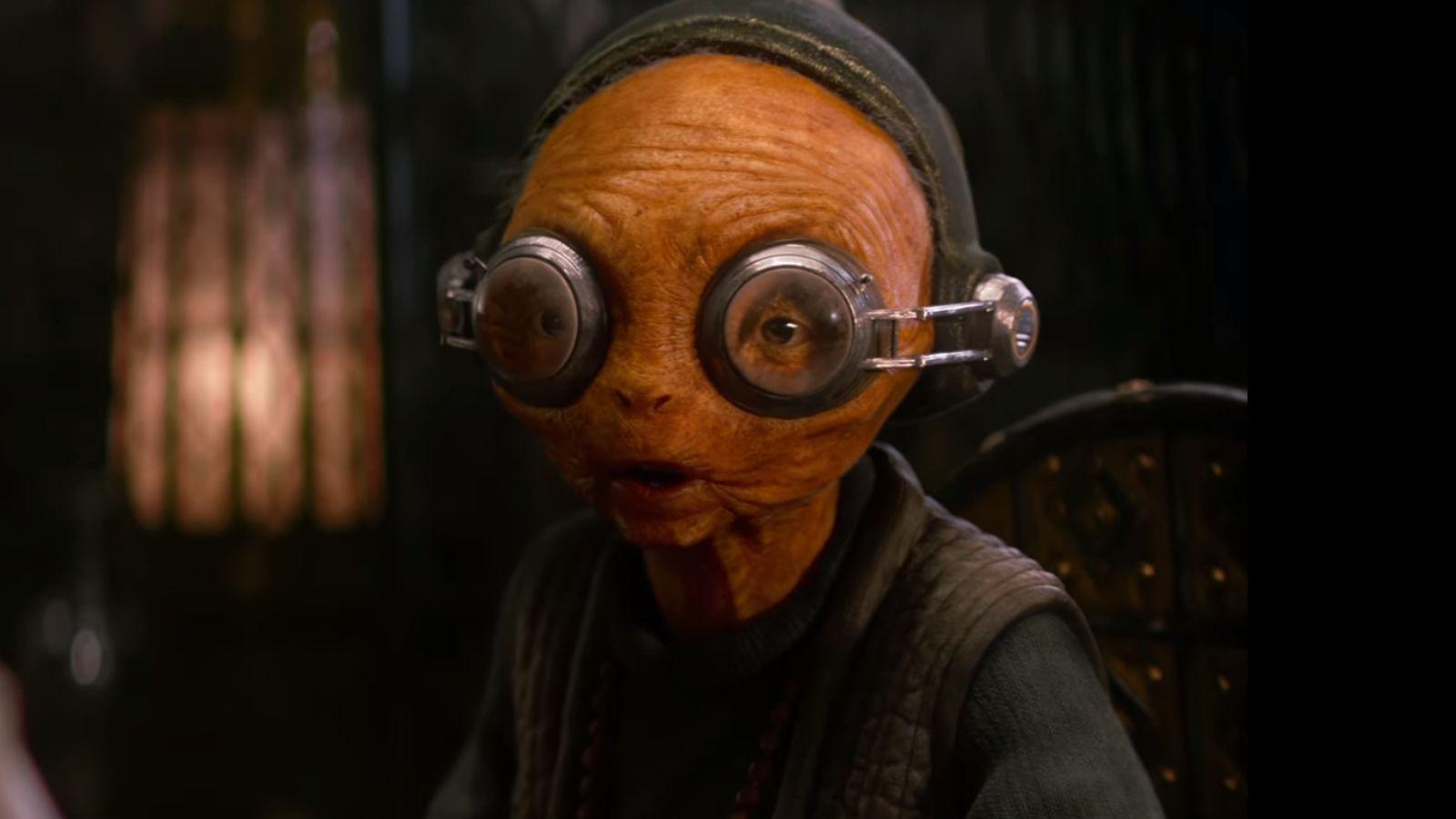 Maz in The Force Awakens.