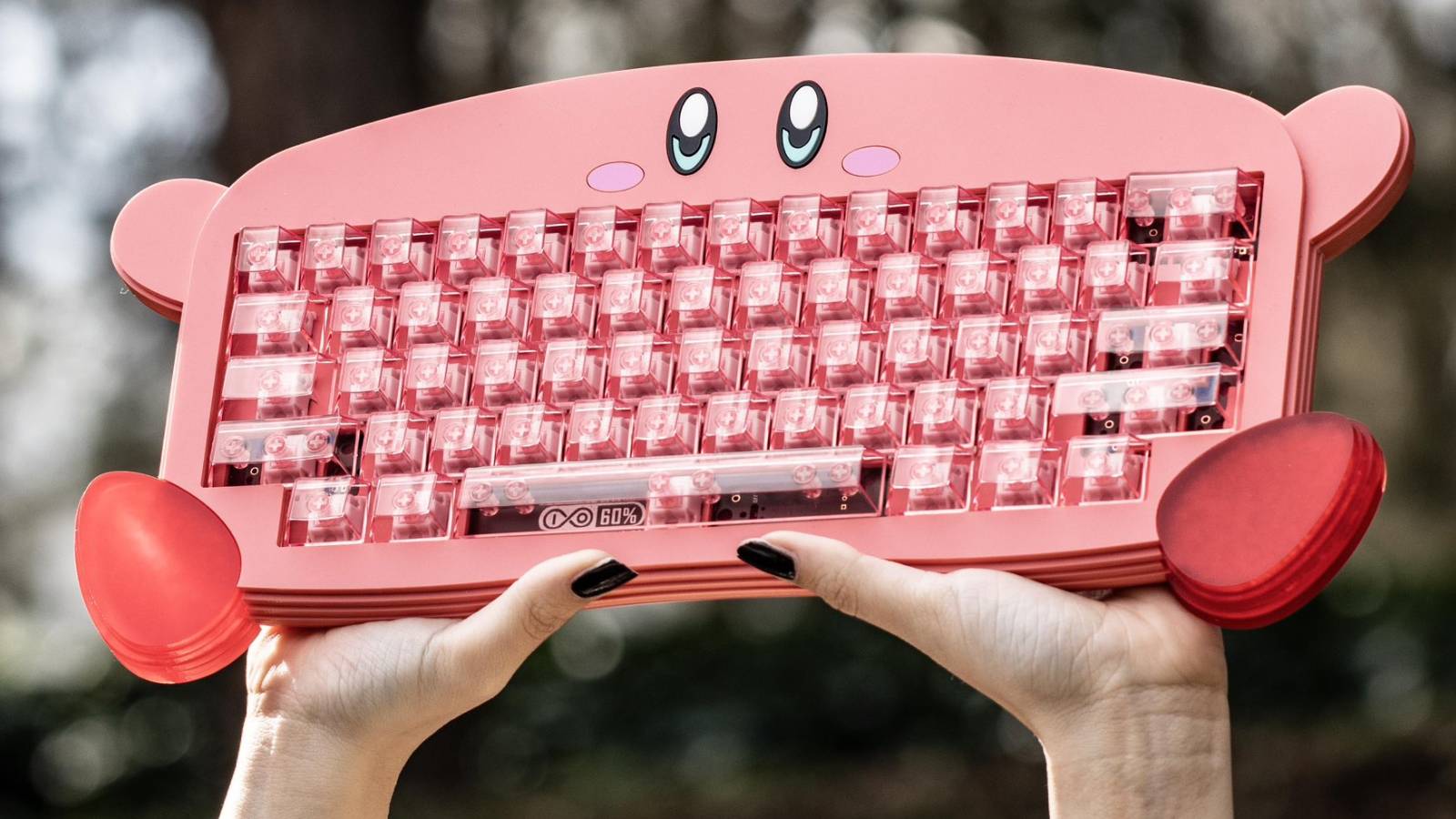 Image of the 'Creampuff' custom keyboard built by Qlavier.