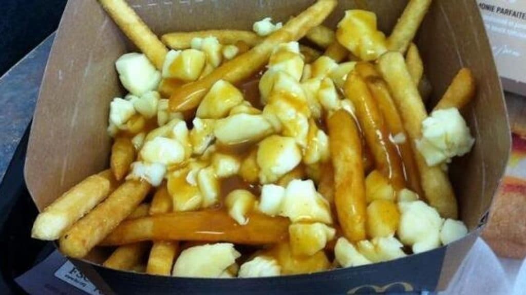 McDonalds poutine from Canada